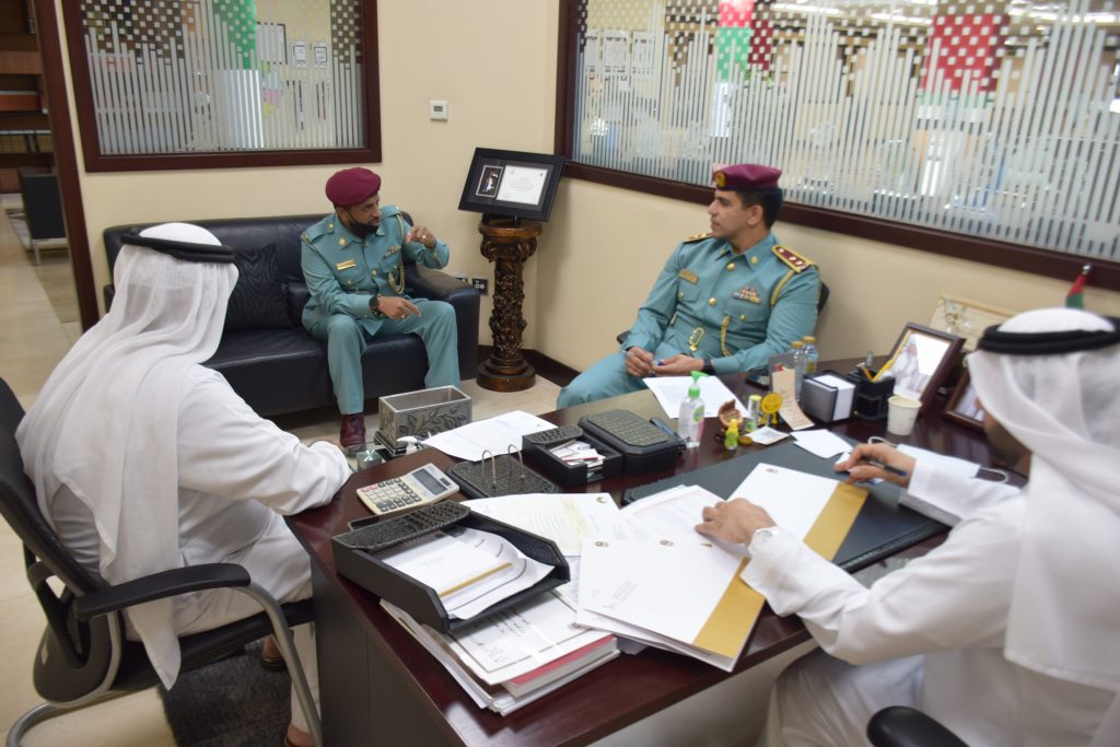 Identity, Citizenship, Customs and Ports Security carries out an evacuation drill in Ras Al Khaimah