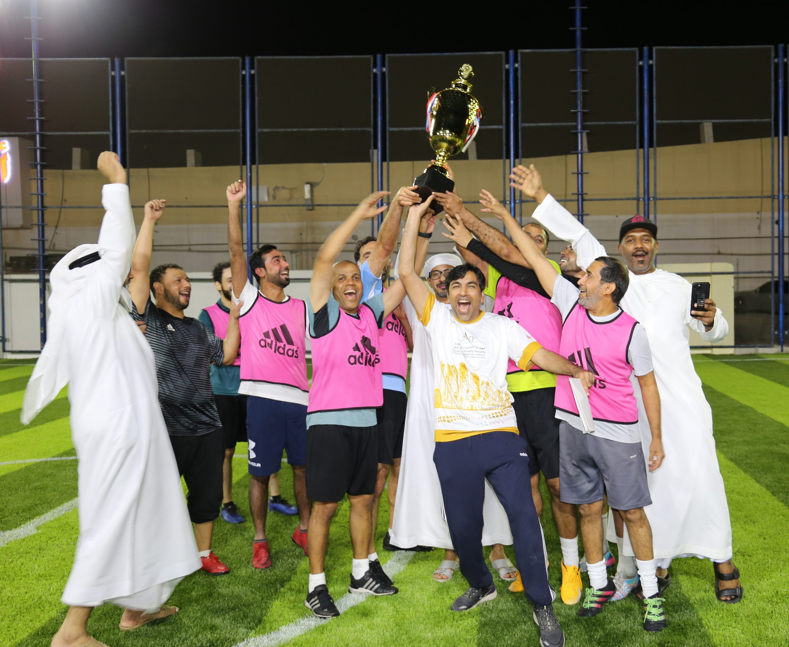 الهوية والجنسية والجمارك وأمن المنافذ تنظم بطولة كرة القدم  في شهر رمضان المبارك