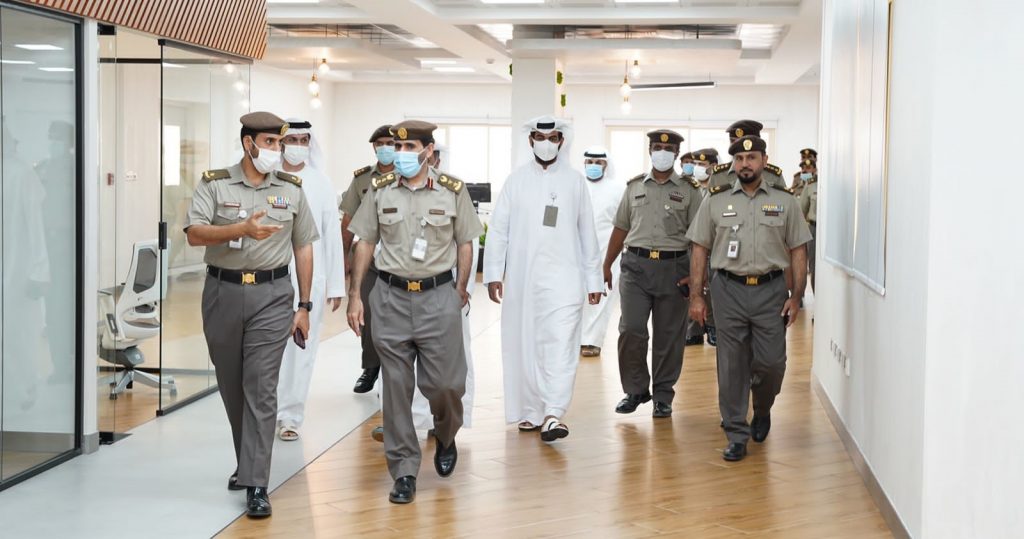 A delegation from “Abu Dhabi Residency” pays a visit to the Violators Center in Al Awir