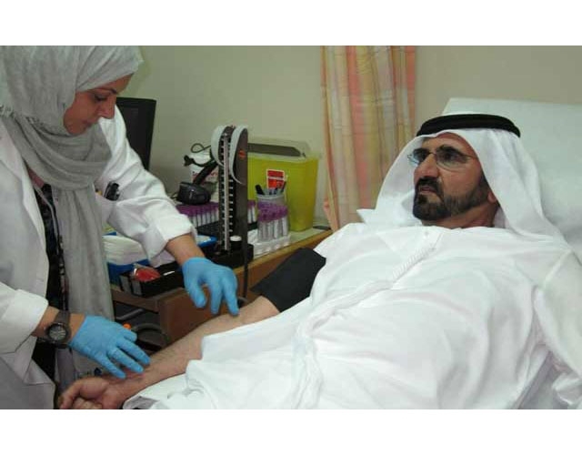“الهوية” تلبّي دعوة محمد بن راشد إلى التبرع بالدم لمرضى الثلاسيميا