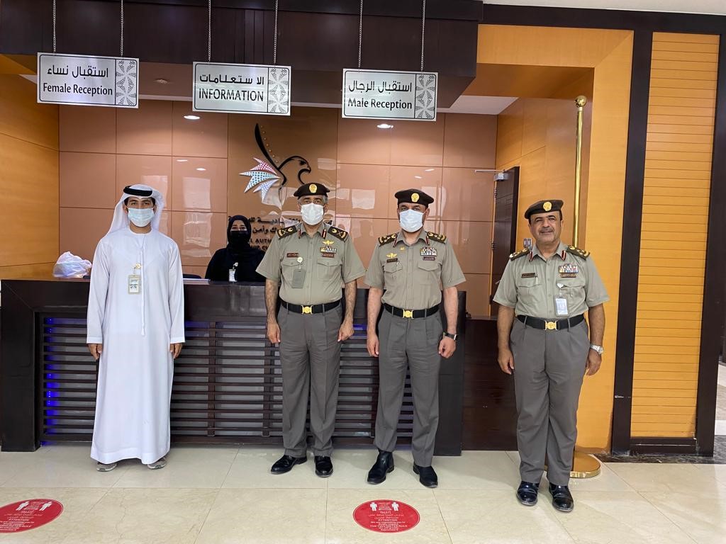 The Director General of Identity and Passports visits Fujairah Customer Happiness Center