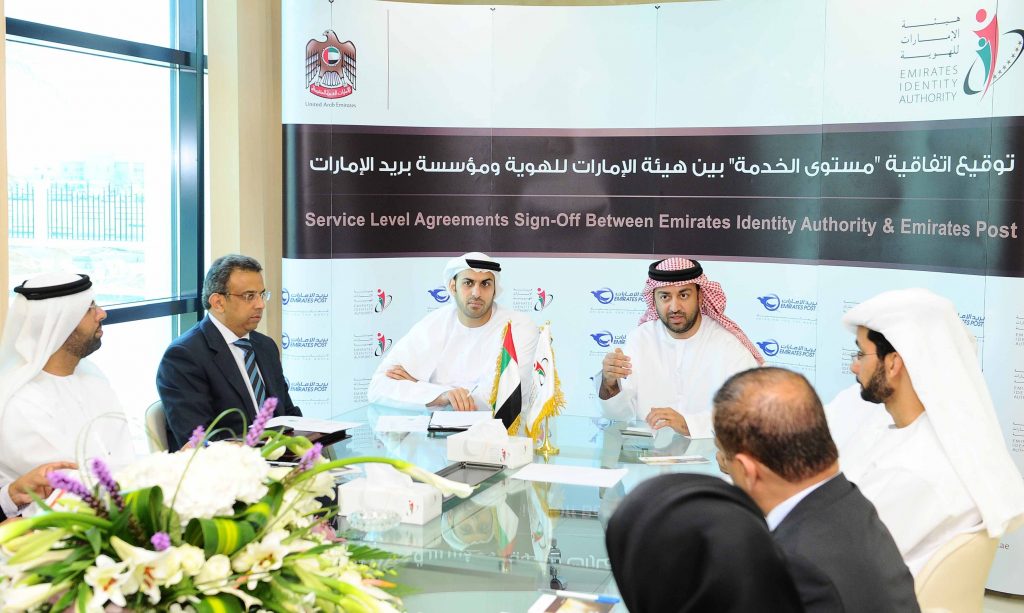 Emirates ID signs “service level” agreement with Emirates Post to upgrade service standard
