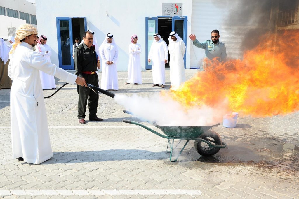 Services Section organizes prevention and safety training workshops for Emirates ID employees