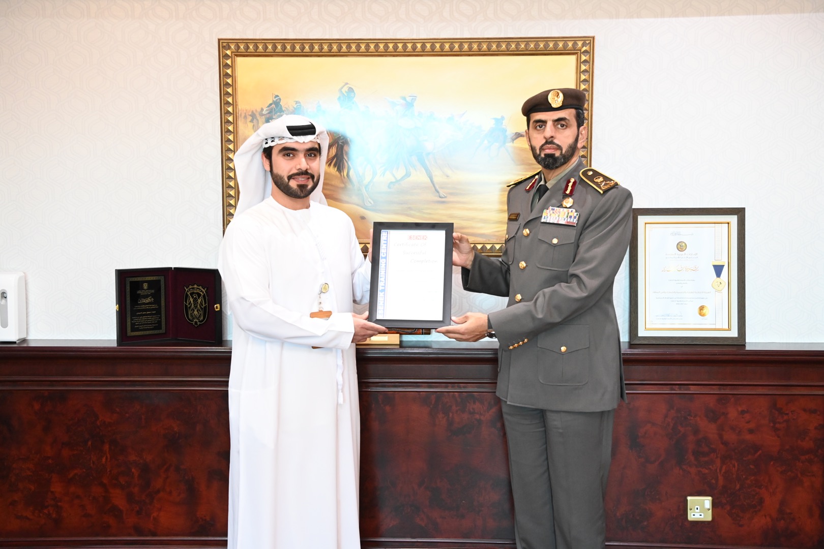 The Director General of the Authority honors the holders of the “Senior Quality Auditor” certificate