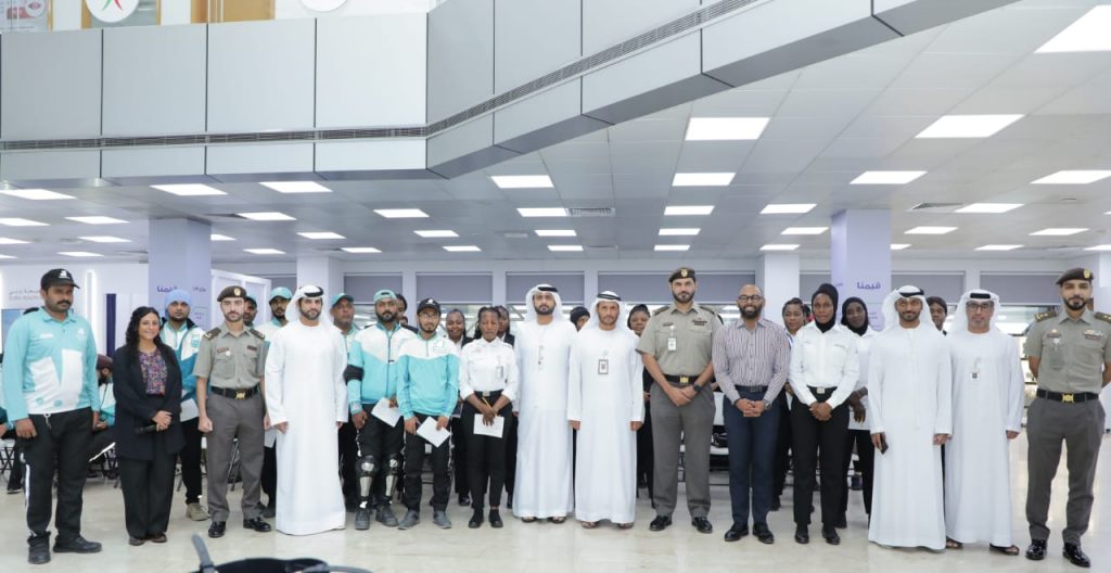 Through the Initiative “Joy of Eid”, ” General Directorate of Residency and Foreigners Affairs in Dubai” and the Permanent Committee of Labor Affairs Delight Labor in Eid Al Fitr