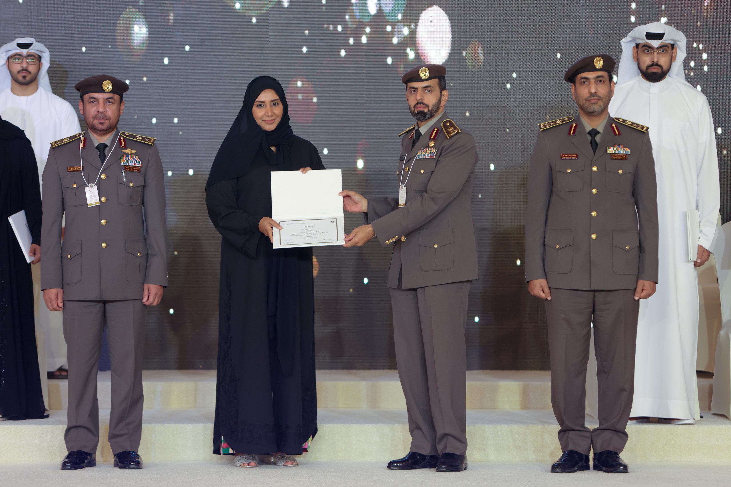 “ FEDERAL AUTHORITY FOR IDENTITY, CITIZENSHIP” celebrated the graduation of students from the “Emirates Academy for Science and Training.”