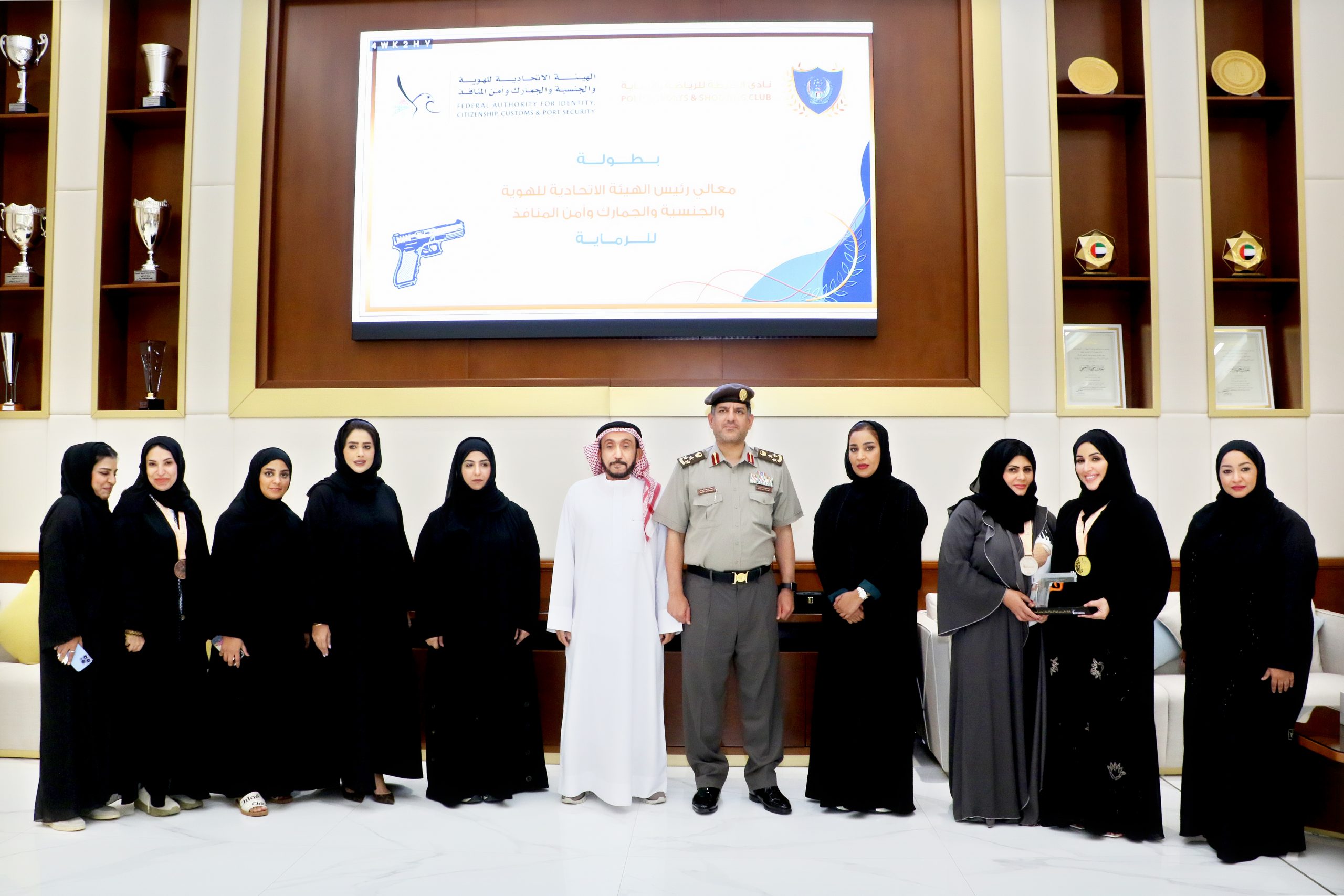 ICP Concludes the Events of the Authority Head’s Shooting Tournament  at Police Sports and Shooting Club in Ajman-5