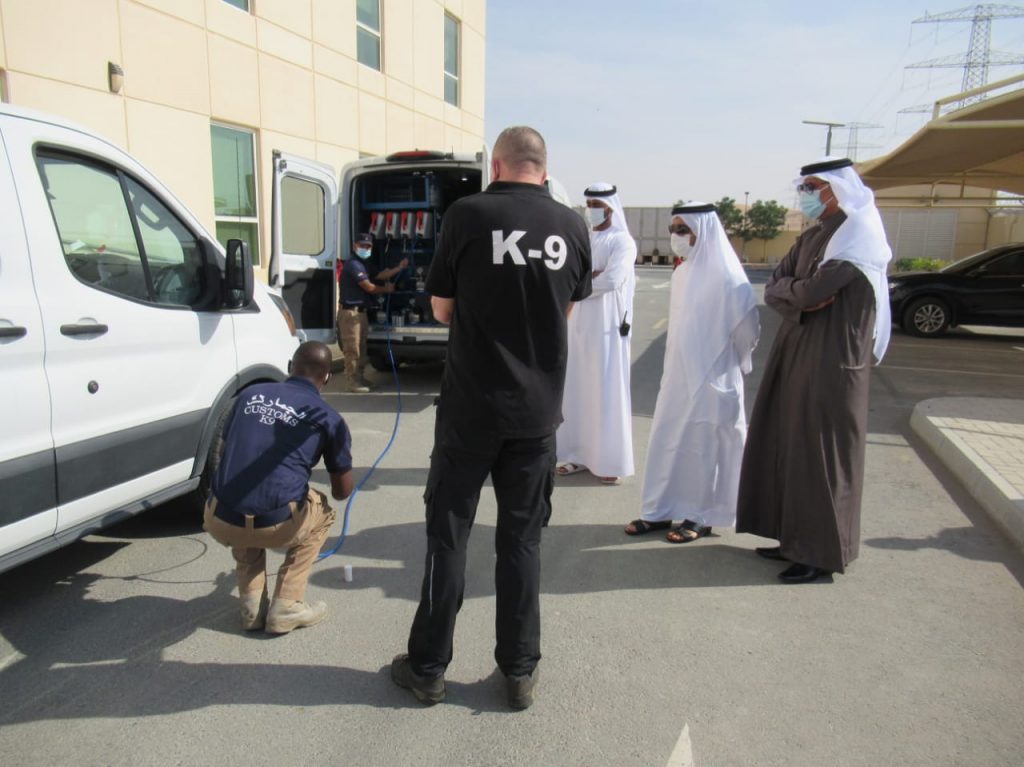 “FCA” to launch “RasCargo” to detect smuggled goods employing K9 dogs
