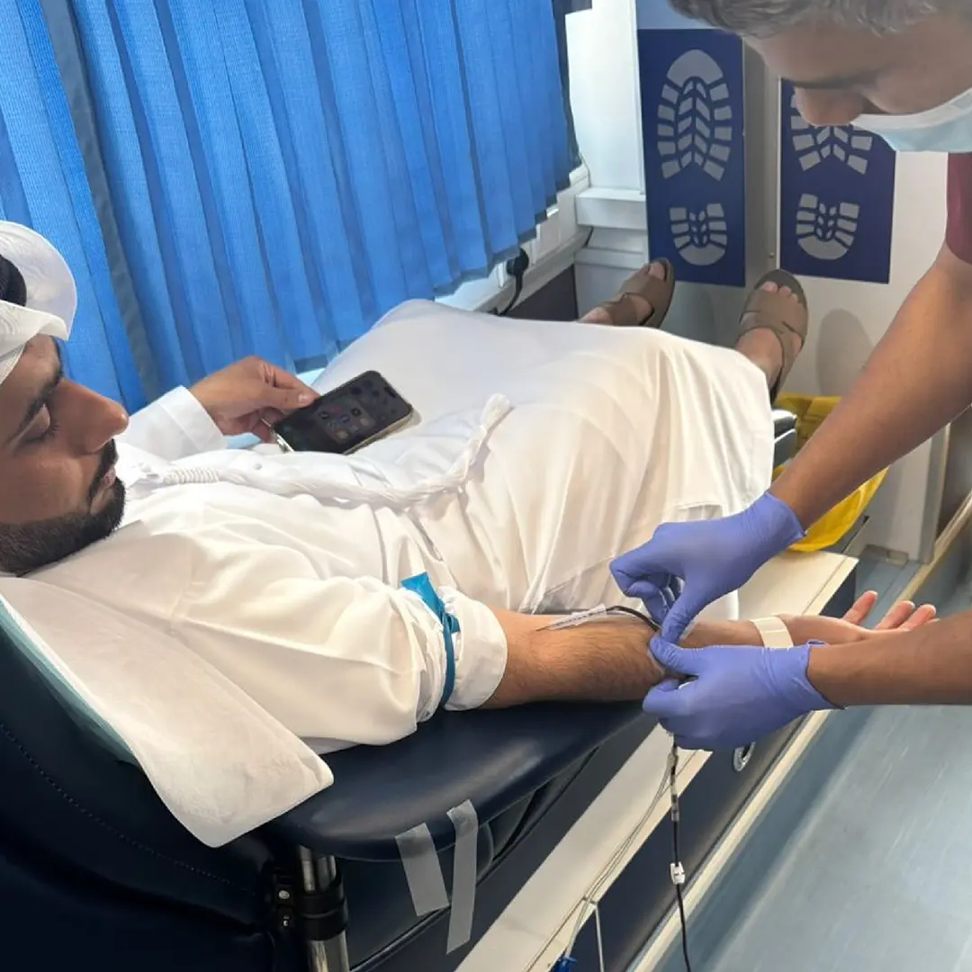 مركز سعادة المتعاملين – العين ينظم مبادرة للتبرع بالدم