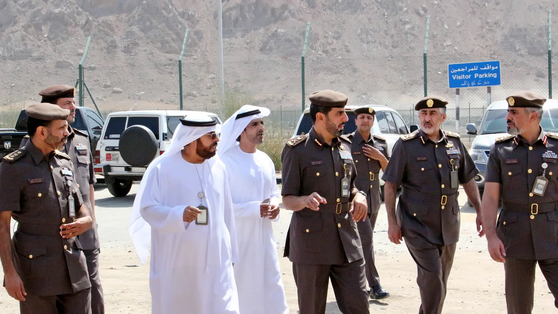 مدير عام الهيئة يتفقد منفذ خطم الشكلة الحدودي بالعين