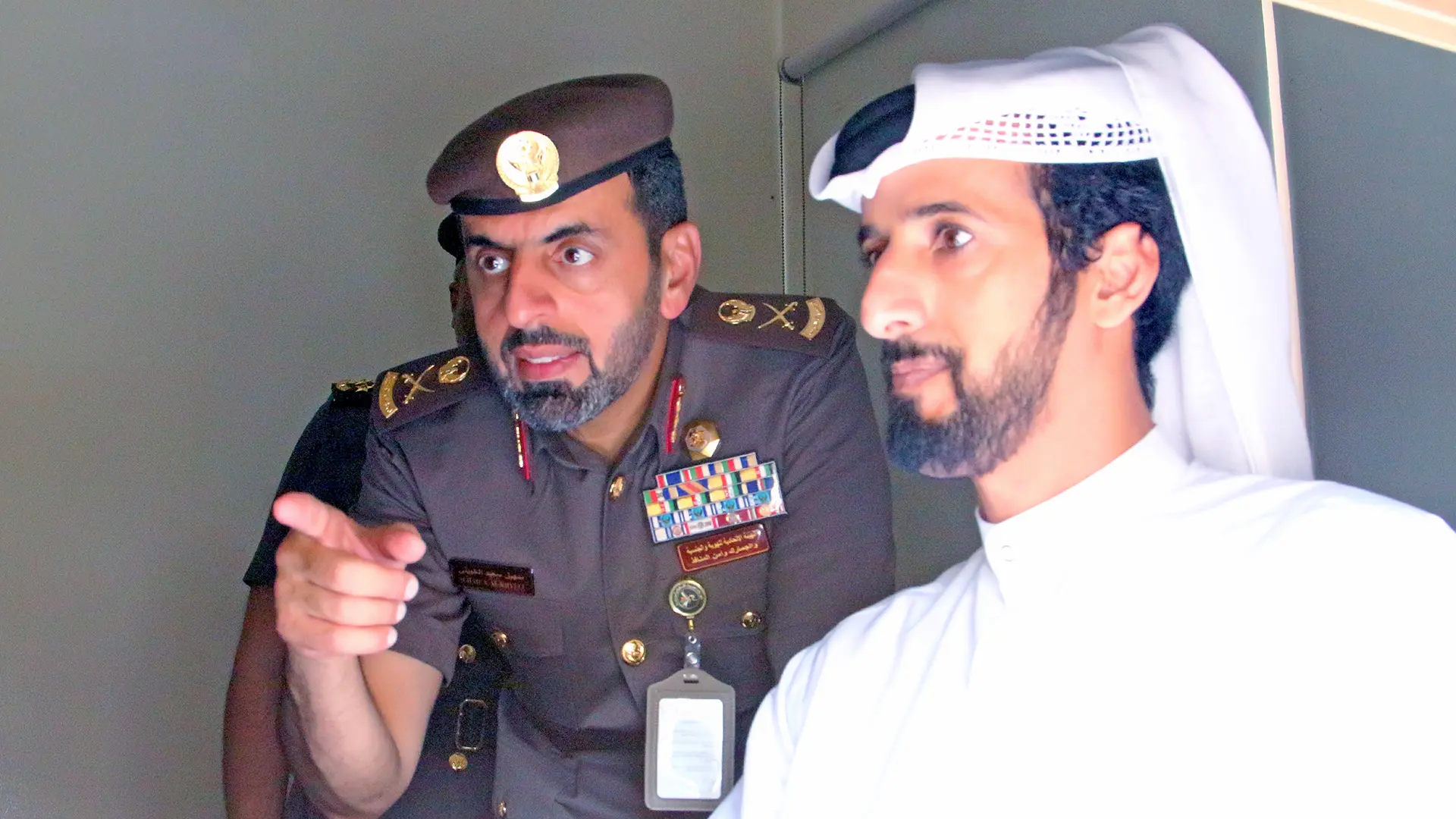 مدير عام الهيئة يتفقد منفذ خطم الشكلة الحدودي بالعين