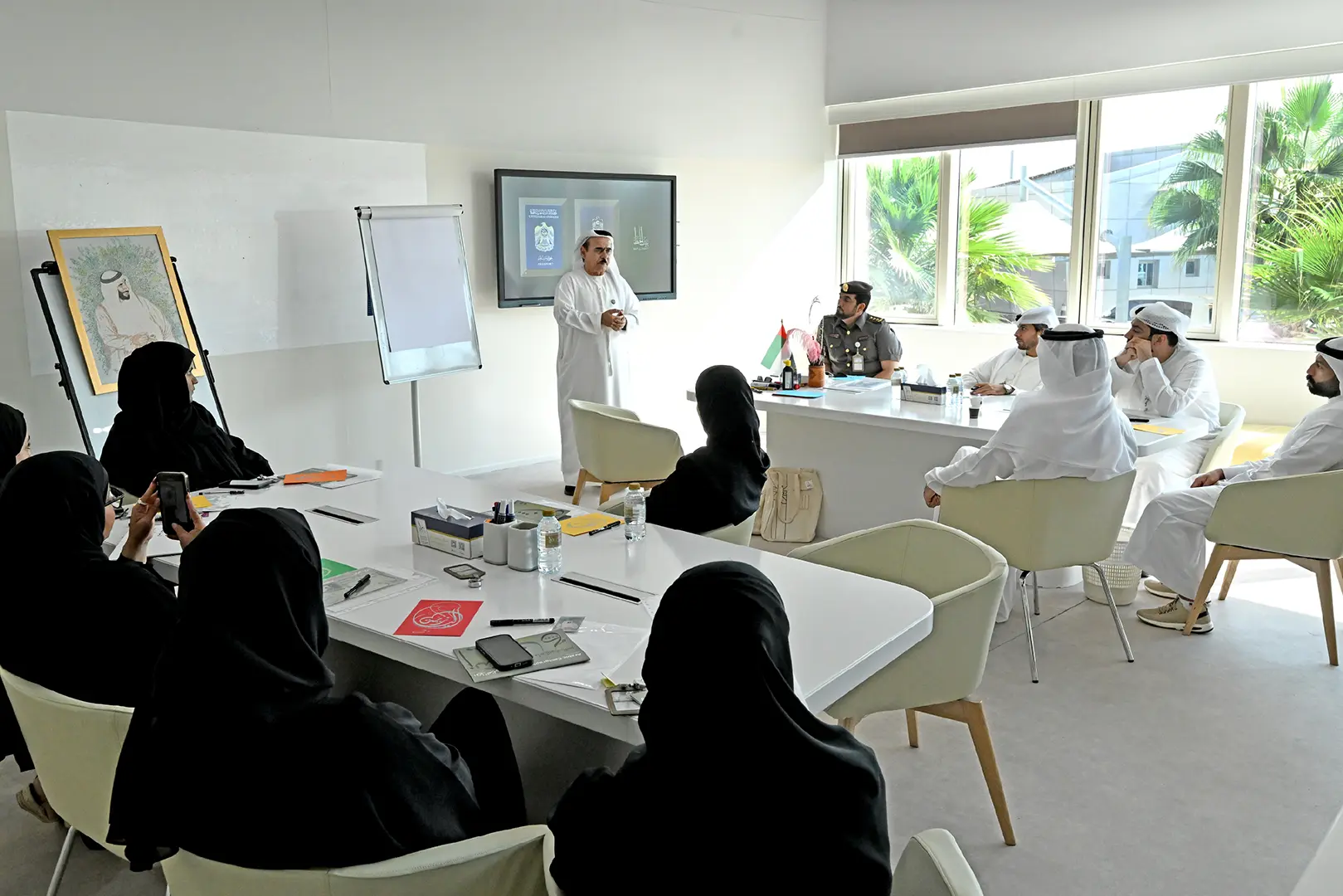 الهيئة تنظم ورشة الخط العربي احتفاء باليوم العالمي للغة العربية