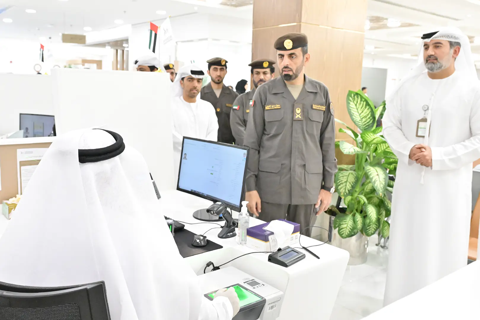 Director General of the Authority Inspects Al Nahda and Al Rashidiya Customer Happiness Centers