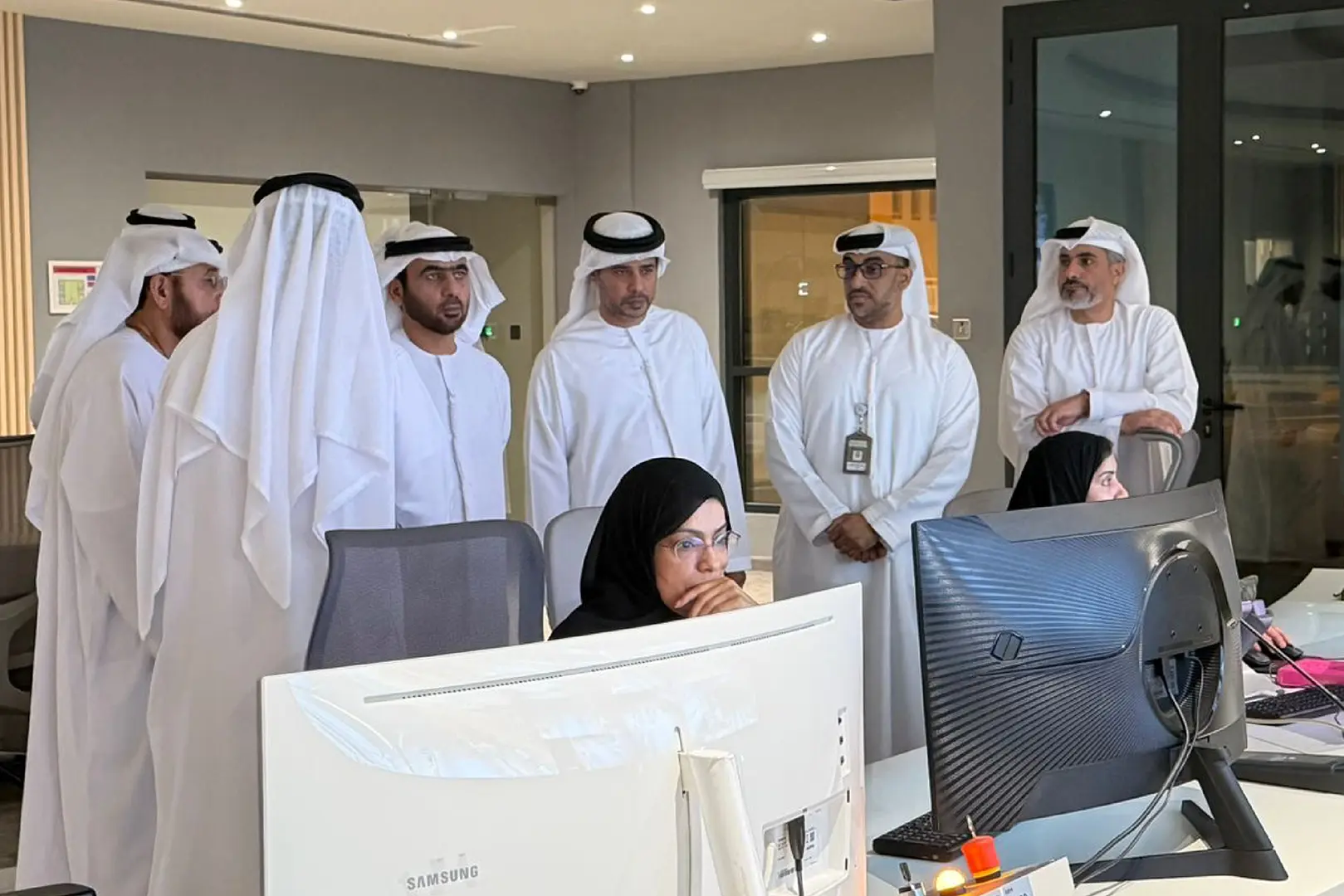 مدير عام المنافذ يتفقد سير العمل في منفذ مزيد