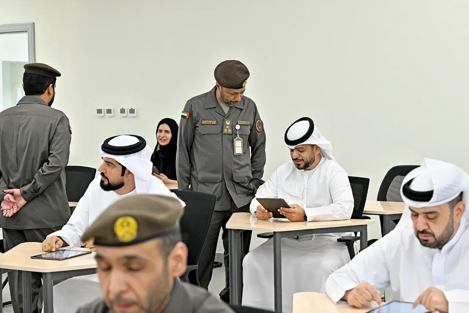 الهيئة تعقد اختبارات الترقية لـ 57 ضابطًا