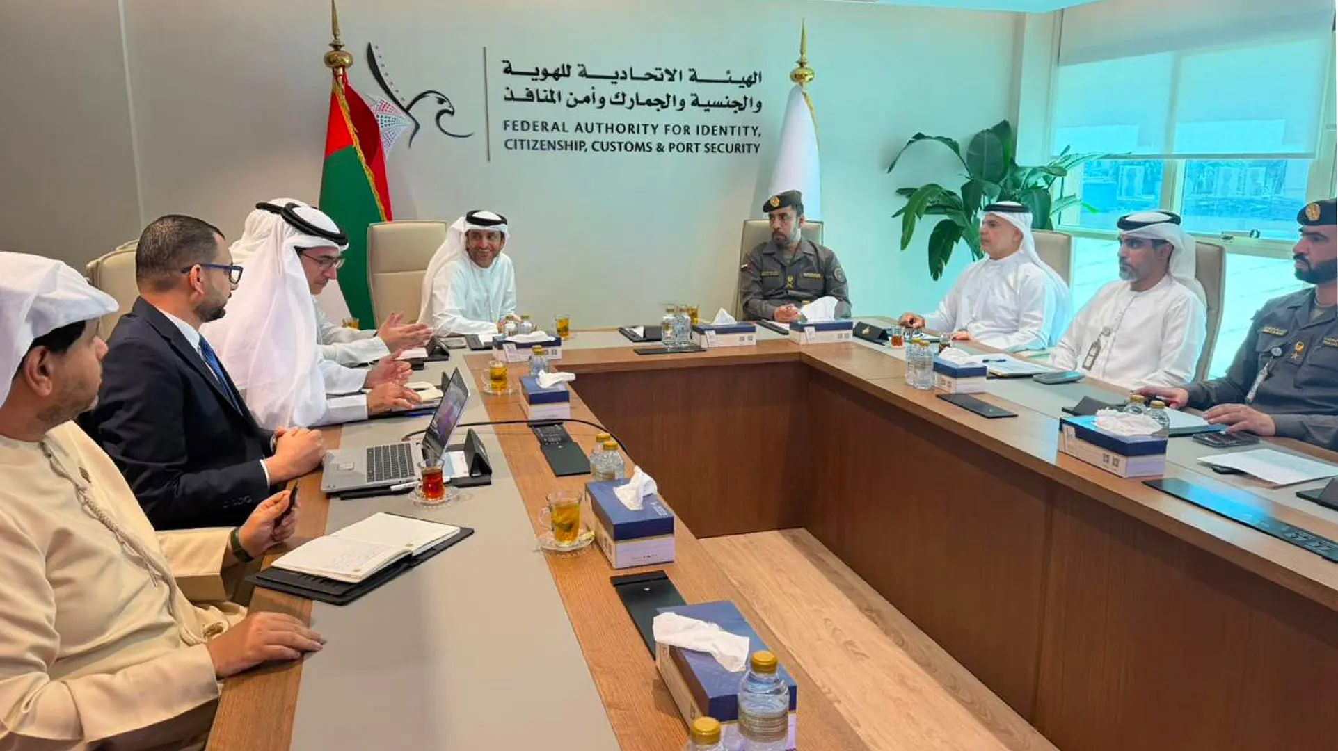 الهيئة تبحث تطوير خدمات توصيل الهوية عبر شبكة (7X) المتكاملة