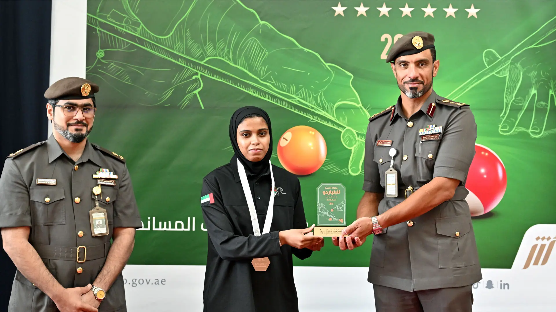 الهيئة تتوج الفائزين ببطولة البلياردو 2026